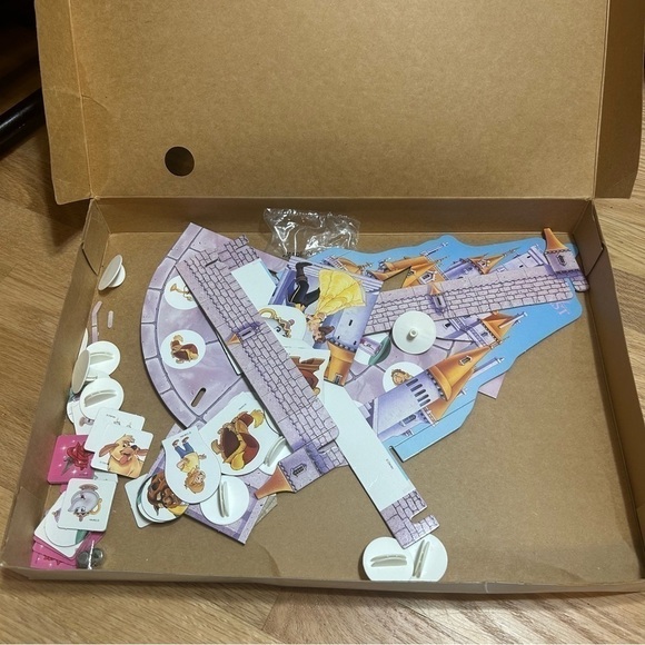 Disney Beauty and the Beast Sounds of Fun Board Game Vintage Belle Electronic - Picture 6 of 8